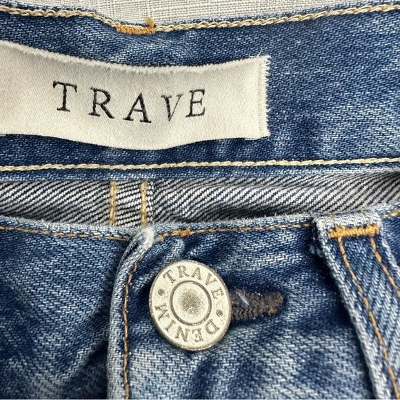 TRAVE size 23 High Waist Cut Off Jean Shorts - Picture 7 of 11